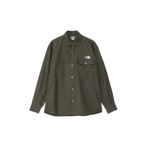 THE NORTH FACE Shirts Unisex Army Green