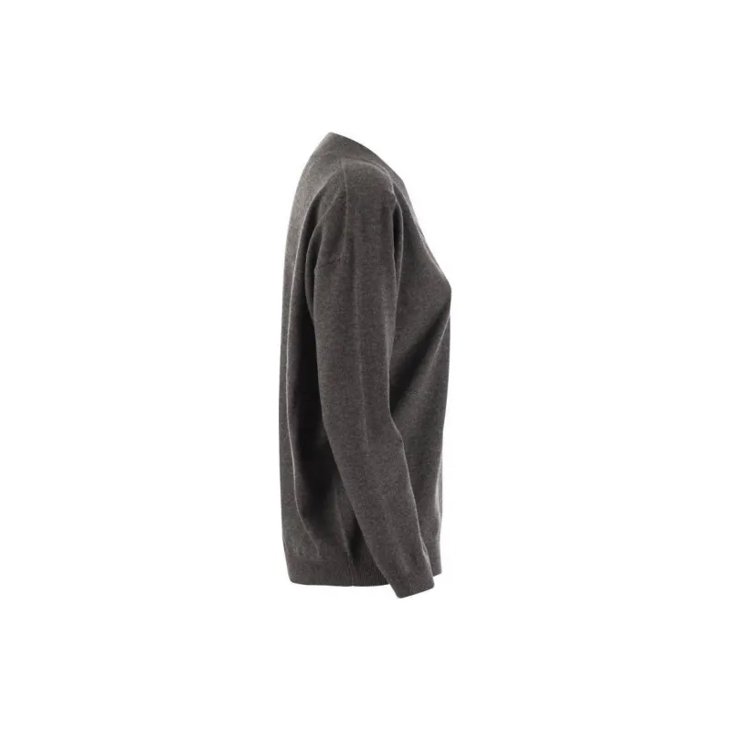 Brunello Cucinelli V Neck Knitted Jumper-2