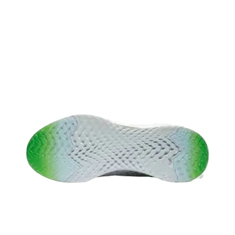 Nike Epic React Flyknit Wolf Grey Lime Blast-5