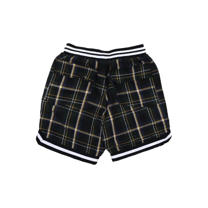 RHUDE Flannel Court Logo Short-1