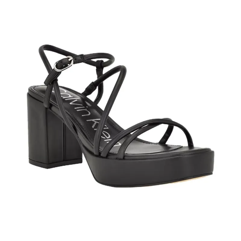 CALVIN KLEIN Liliana Strap Sandals Women's Black-2