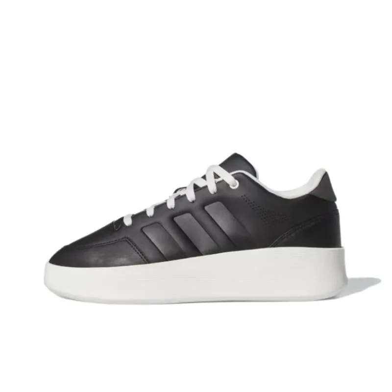 Adidas MULLALY Anti Slip Wear Resistant Low Top Casual Shoes Unisex Black-0