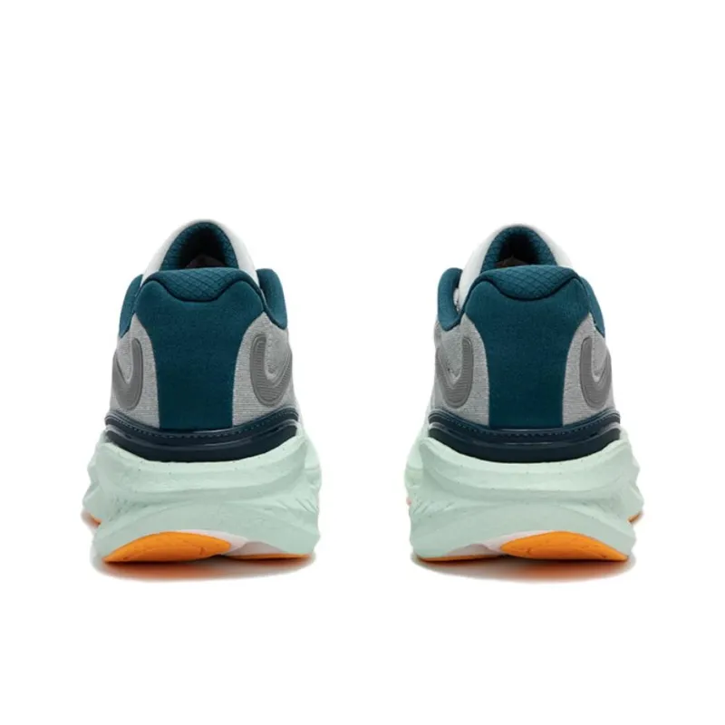 361° Foam Explosion 4.0 Wear-Resistant Slip-Resistant Low-Top Running Shoes Men's Gray Green-3