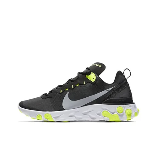 Nike React Element 55 Black Wolf Grey Volt