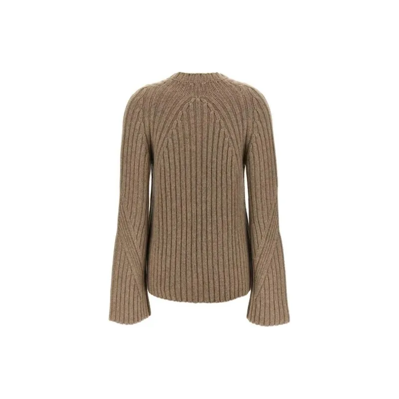 KHAITE Crewneck Knitted Jumper-1