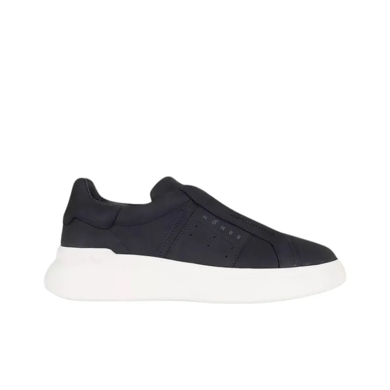 HOGAN Round Toe Lace Up Sneakers-1