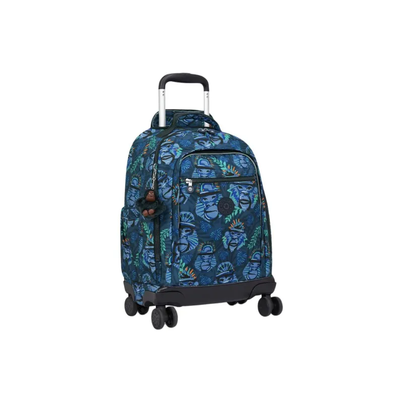 Kipling Polyester Backpack Large Size Men's Blue Black-1