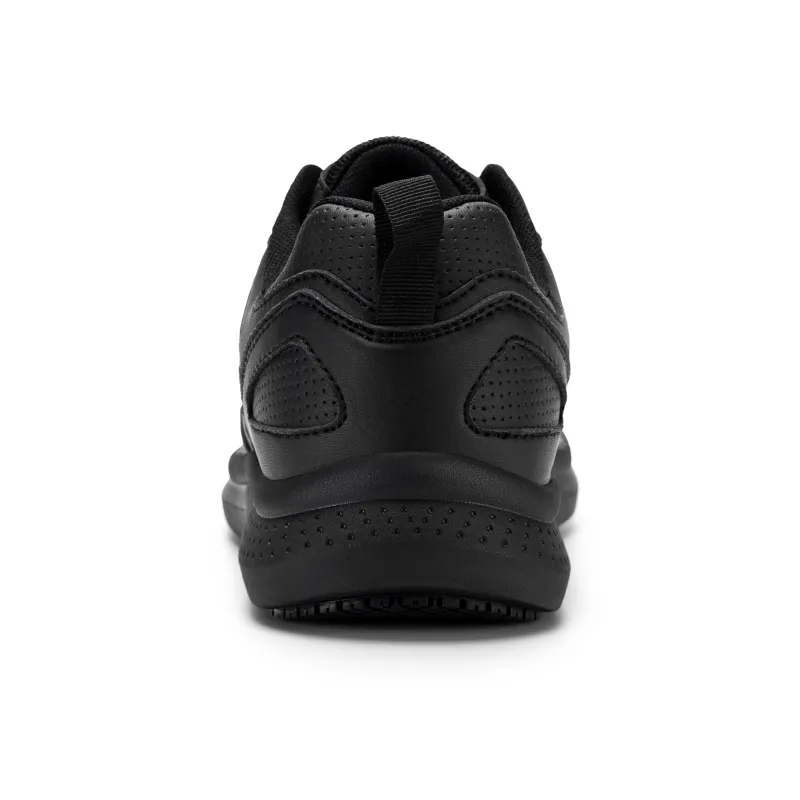 Fitville Cushioning Anti Slip Wear Resistant Breathability Low Top Casual Shoes Men's Black-3