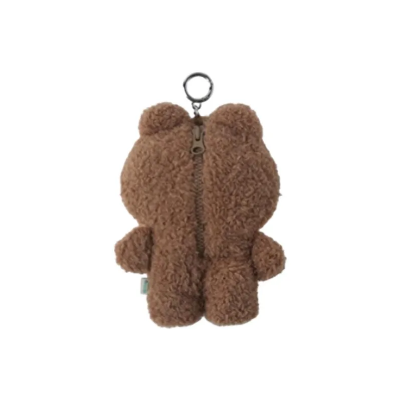 LINE FRIENDS Minini Polyester Charm Bag Accessory Women's Brown-3