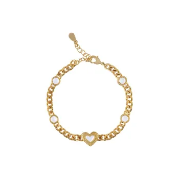 NEVERFAR Eco-friendly Copper Thick Plated 18k Gold Bracelets Unisex