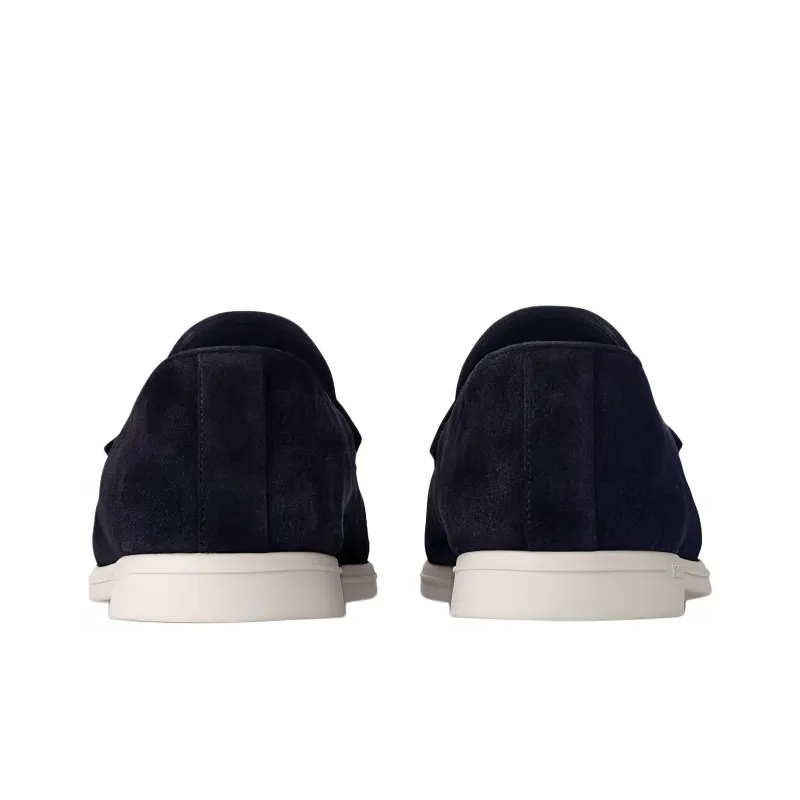 LOUIS VUITTON Estate Loafers Men's Blue-4