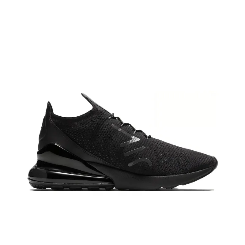 Nike Air Max 270 Flyknit Triple Black-1