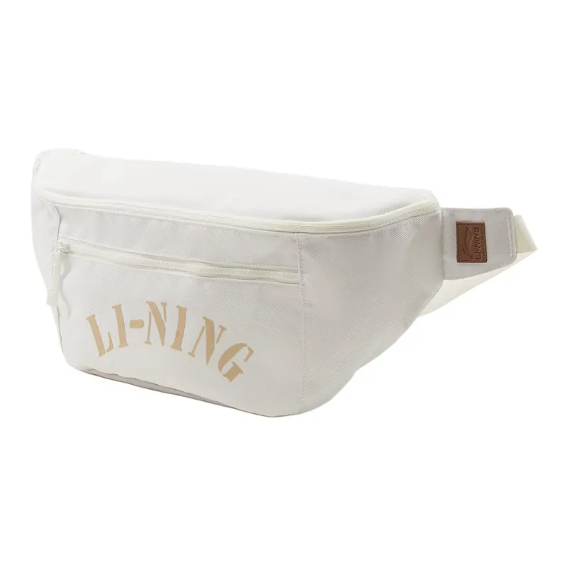 LiNing Polyester Fanny Pack Regular Unisex Ivory-2