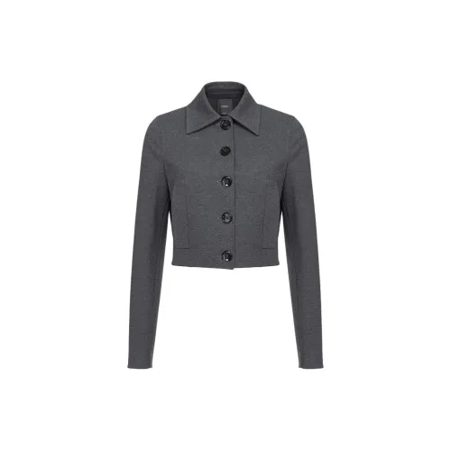 PINKO Doccia Short Single-Breasted Stitched Jacket