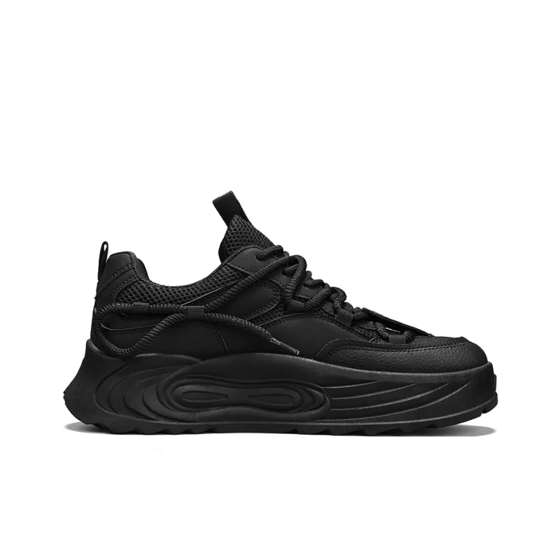 CAHHRRN Height Increasing Low Top Chunky Sneakers Men's-11