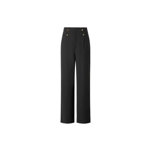 JZ. ANNAKRO Casual Pants Women's Plain Black