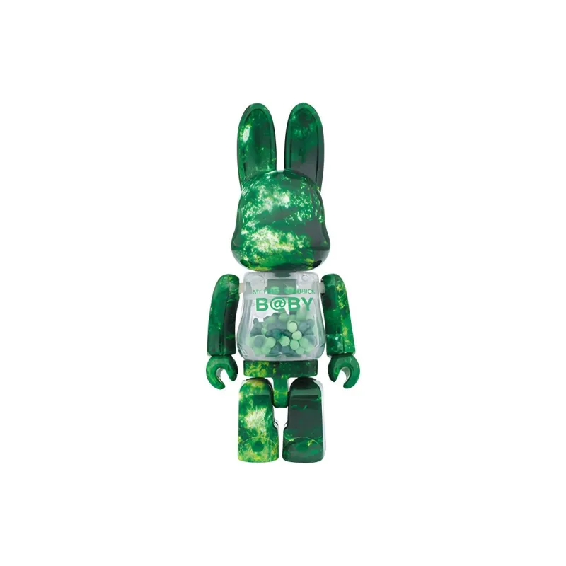 BE@RBRICK MY FIRST R@BBRICK 100% & 400% FOREST GREEN Ver.-1