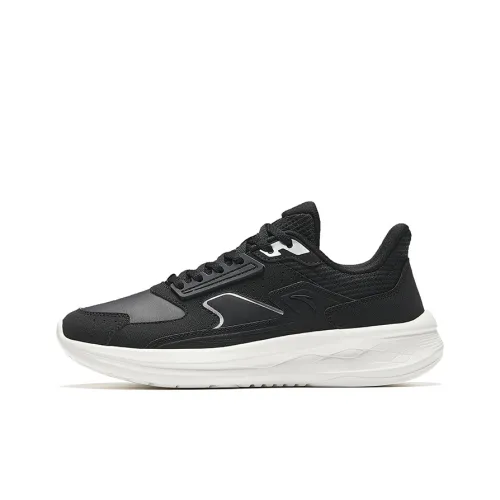 Anta Running Collection Anti Slip Wear Resistant Low Top Casual Running Shoes Women's Basic Black