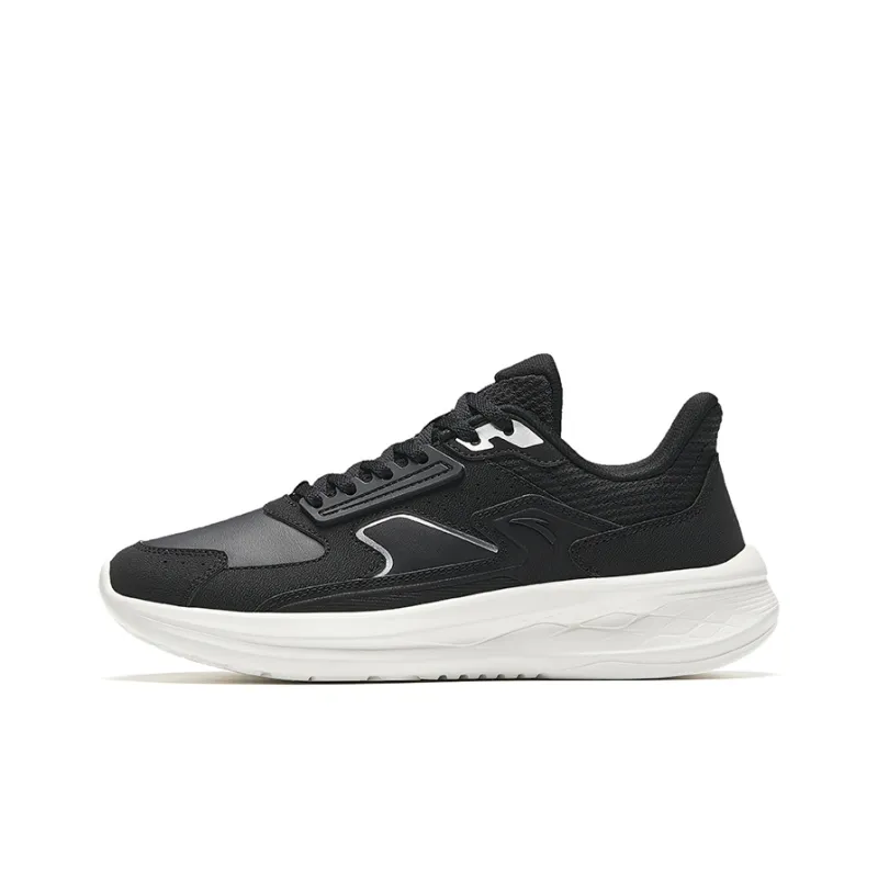 Anta Running Collection Anti Slip Wear Resistant Low Top Casual Running Shoes Women's Basic Black-0