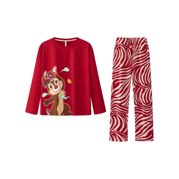 Gongdie x Disney Pajama Set Unisex Red