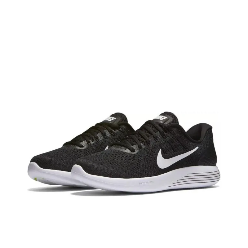 Nike Lunarglide 8 Black White Women's-2