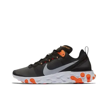 Nike React Element 55 Black Cool Grey Total Orange