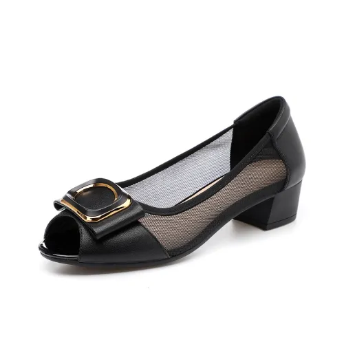 EGCHI Casual Single Shoes Women's Black