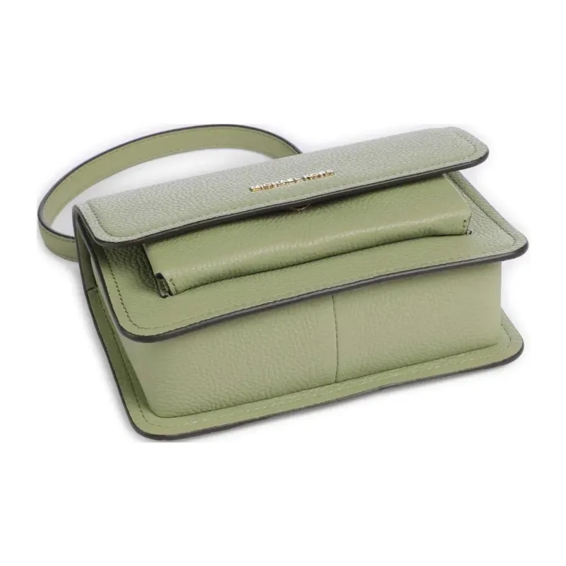 MICHAEL KORS Grained Cow Leather Crossbody Bag Shoulder Bag Women's Light Green-3