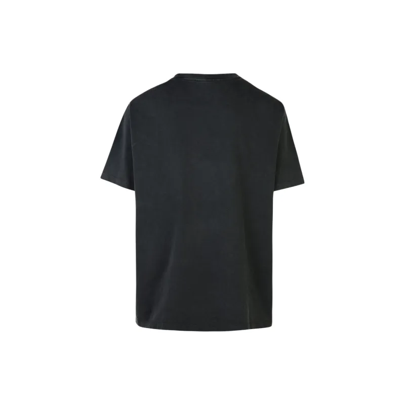 BALMAIN Logo Embroidered Crewneck T Shirt-1