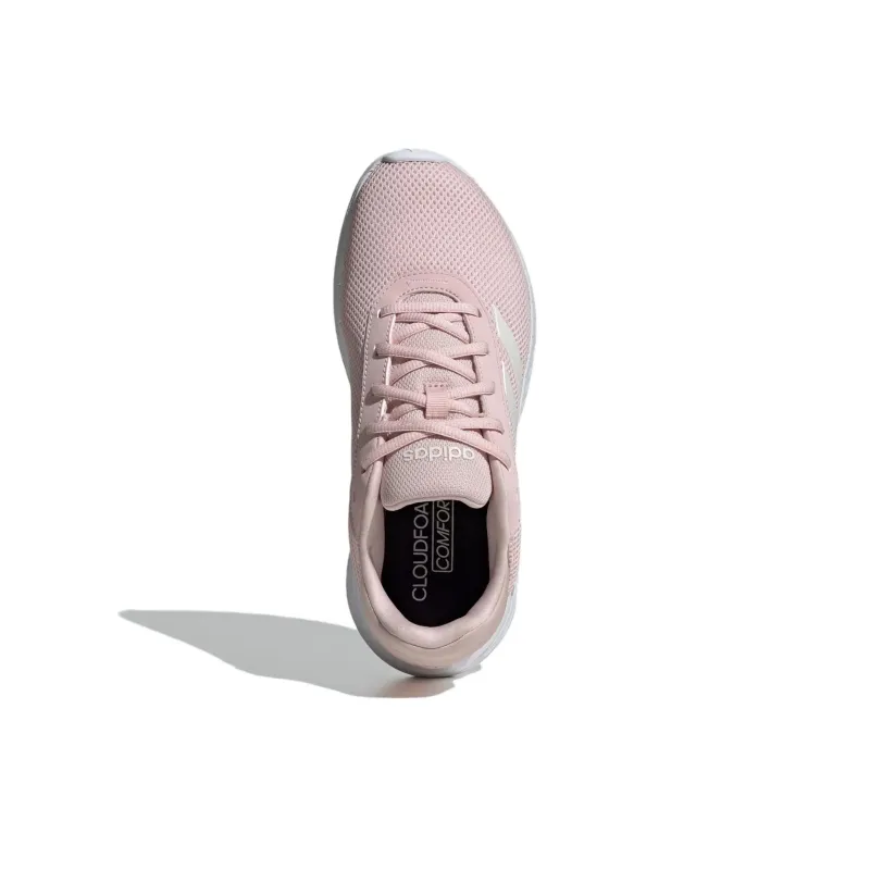 Adidas Cloudfoam Comfy Sandy Pink Zero Metalic Cloud White Women's-3