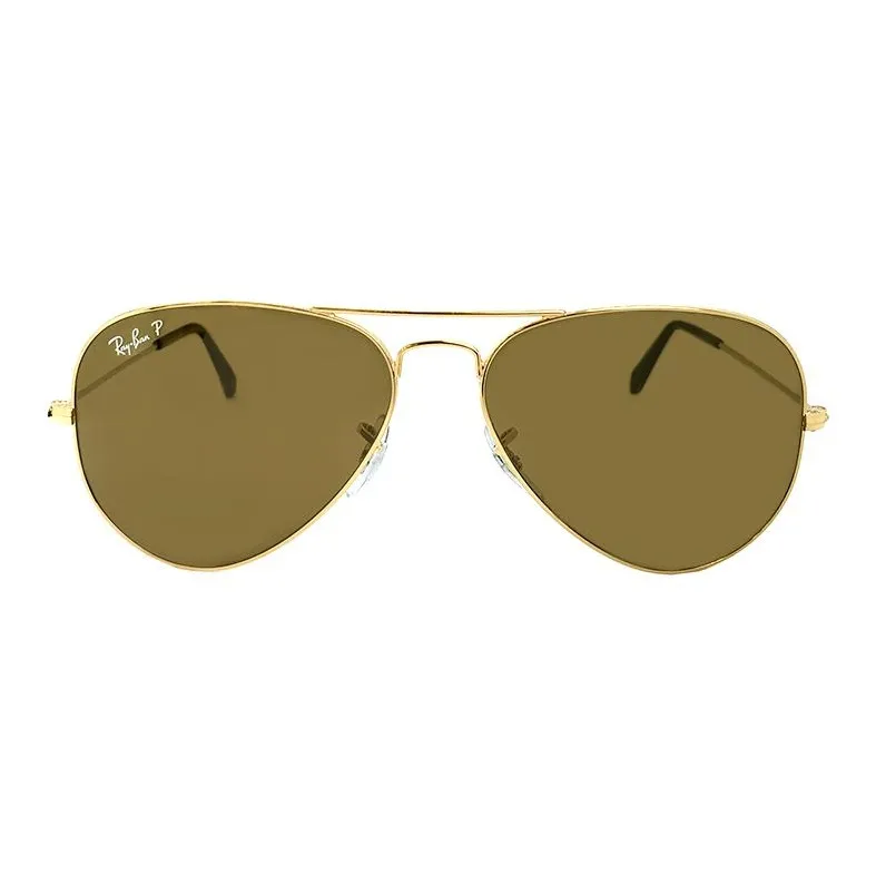 RayBan Subject To Official Website Aviator Sunglasses Men's Gold-1