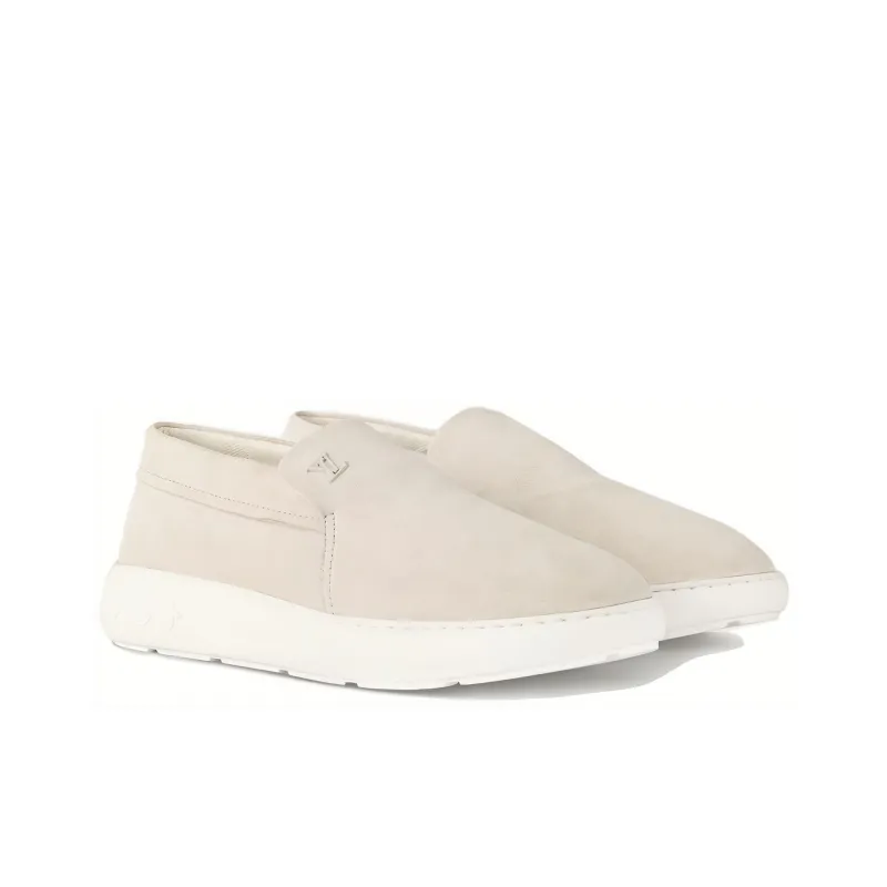LOUIS VUITTON Pacific Casual Shoes Men's Gray White-1