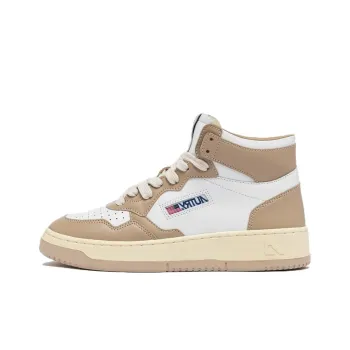 AUTRY High Top Skateboard Shoes Women's White Umber