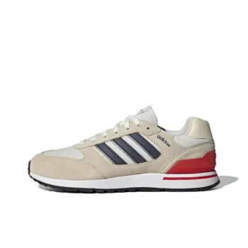 Adidas Anti Slip Wear Resistant Low Top Casual Running Shoes Men's Ecru