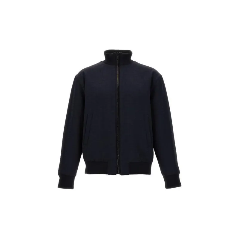 BALMAIN Monogram Reversible Bomber Jacket-2