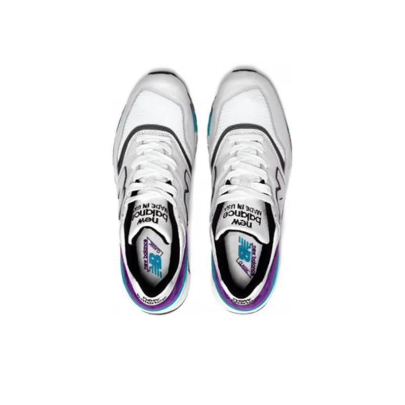 New Balance 997 White Purple Teal-3