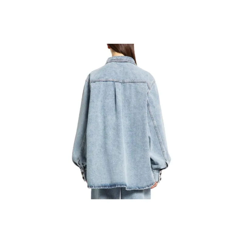 Magda Butrym Classic Oversized Denim Shirt-1
