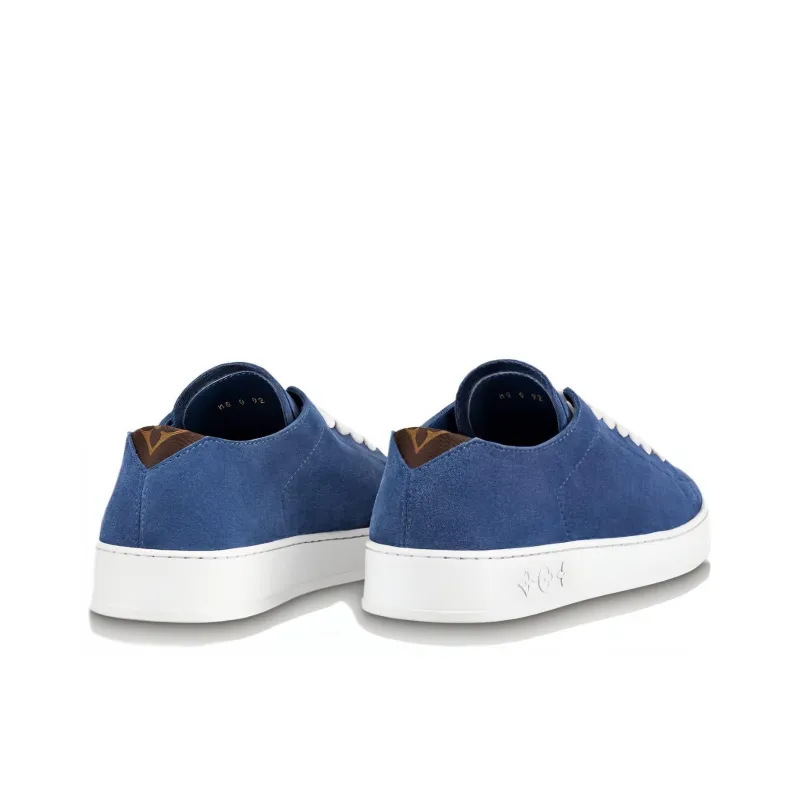 LOUIS VUITTON Resort Cushioning, Wear Resistant Low Top Skateboard Shoes Men's Blue White-3