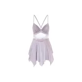 Purple Camisole Dress