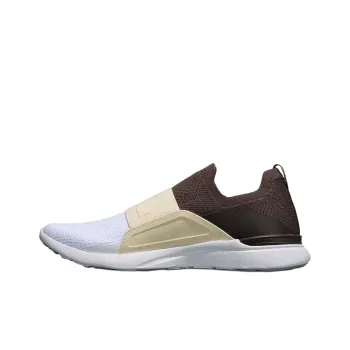 APL ATHLETIC PROPULSION LABS Low-Top Casual Running Shoes Men's White Rice Black