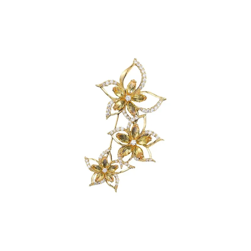 Lan Ying Crystal Brooches Women's-3
