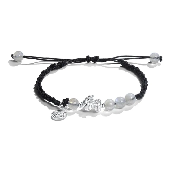 Chongqing Gold Store Chalcedony Jade Bracelets Unisex-1