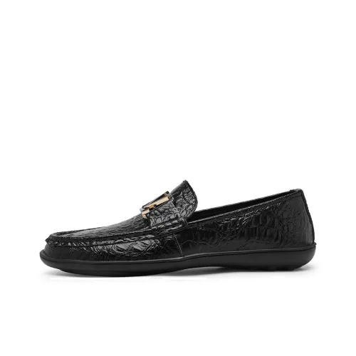 Wooden houses Gommino Loafers Men