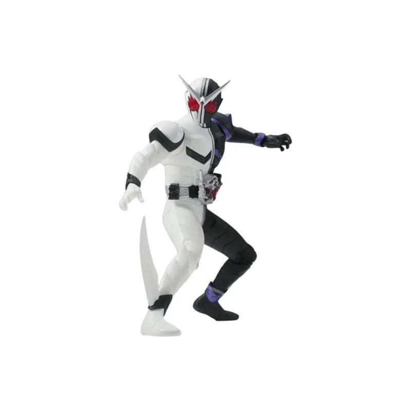 BANPRESTO Kamen Rider Characters Glass Factory, Hero Brave Statue, Kamen Rider W Fang King Ace Bonus Gifts 15cm-0