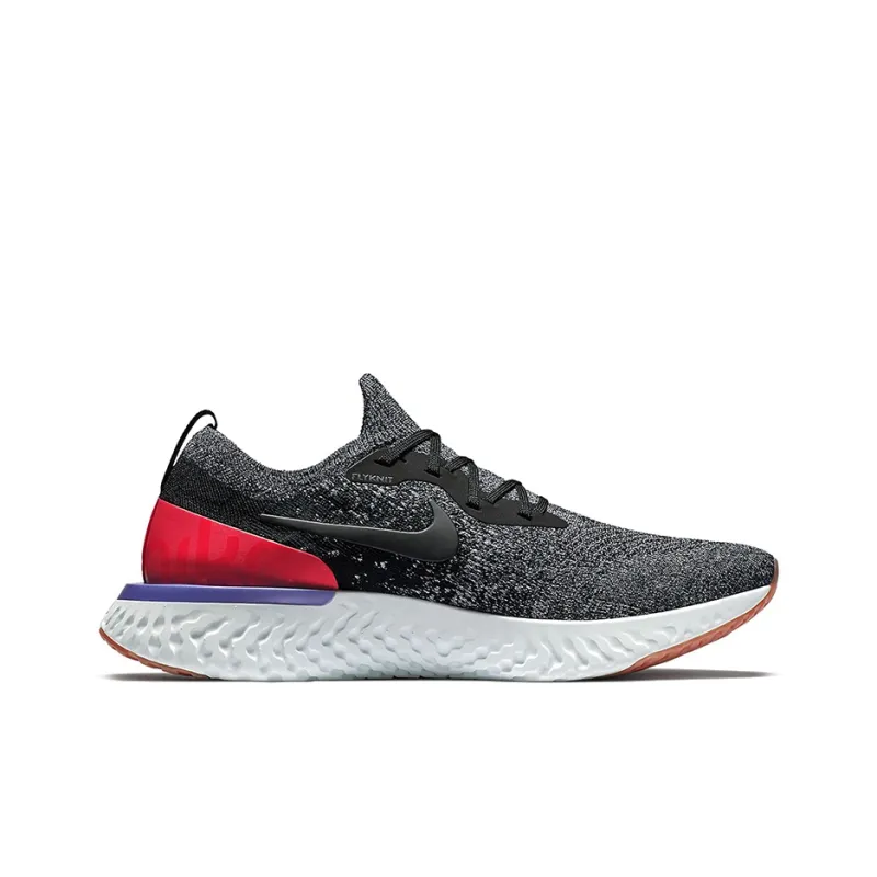 Nike Epic React Flyknit Black Red Orbit-1