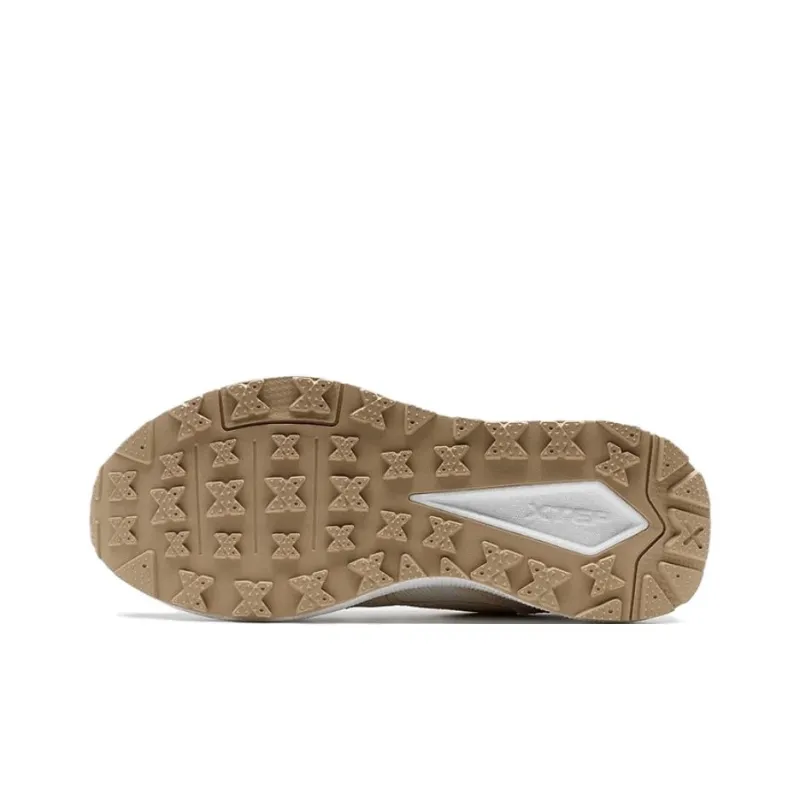 XTEP Wear-Resistant Low-Top Casual Shoes Women's Oatmeal Cream-5