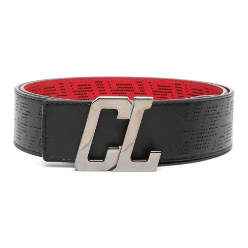 Christian Louboutin Monogram-buckle Leather Belt