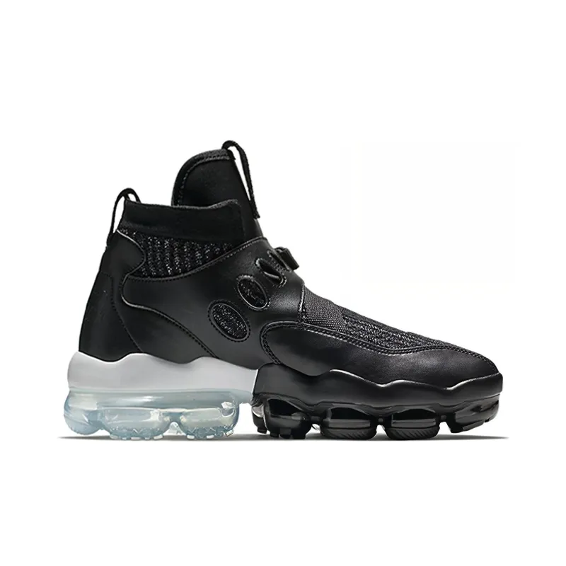 Nike Air VaporMax Premier Flyknit Black Metallic Silver White-1