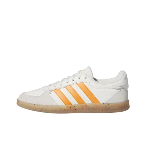 Adidas LITE RACER 4.0 Skateboard Shoes Women's Low-Top Core White/Sailor Orange/Gray White