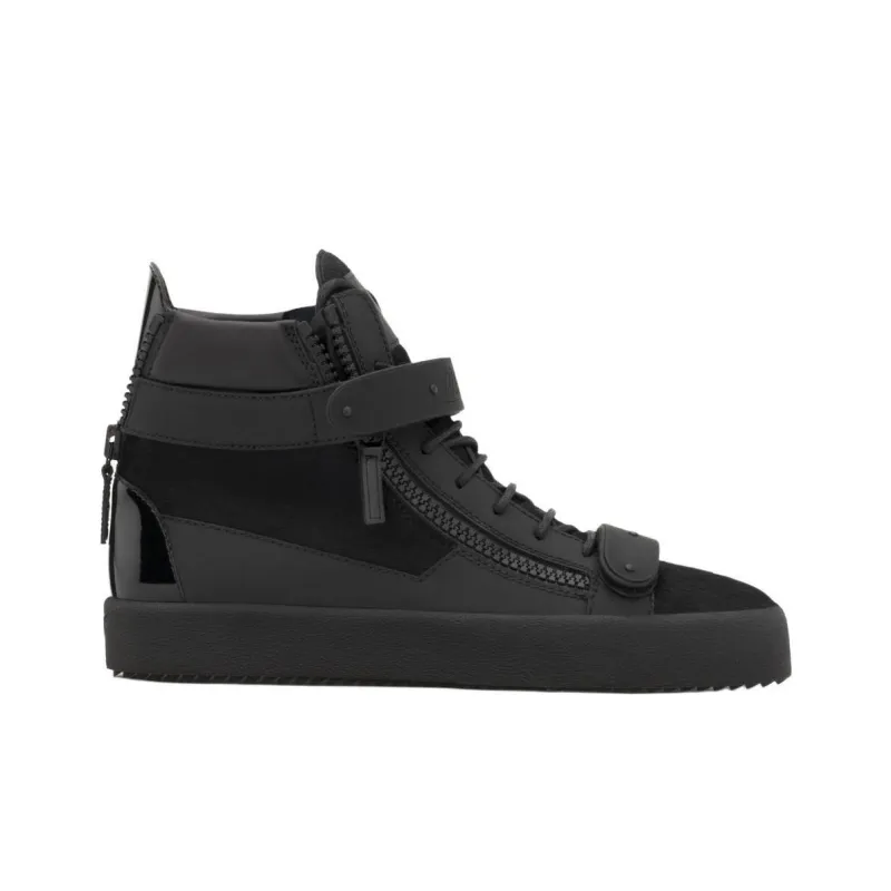 Giuseppe Zanotti/GZ Coby High Top Skateboard Shoes Men's Black-1